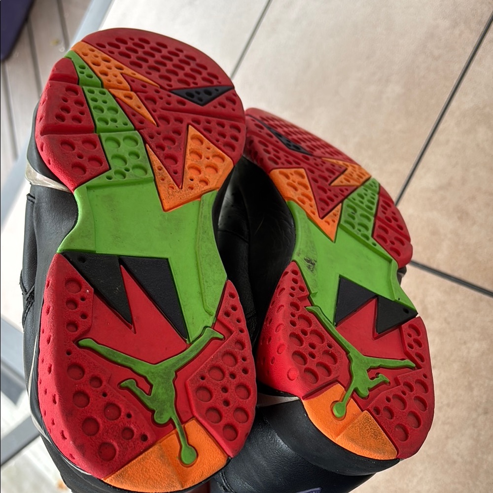 Jordan Men’s Retro Marvin the Martian Black Red Sneakers-13 - Picture 10 of 12